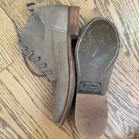 SAM EDELMAN MARE LEATHER ANKLE BOOT - Picture 2 of 3